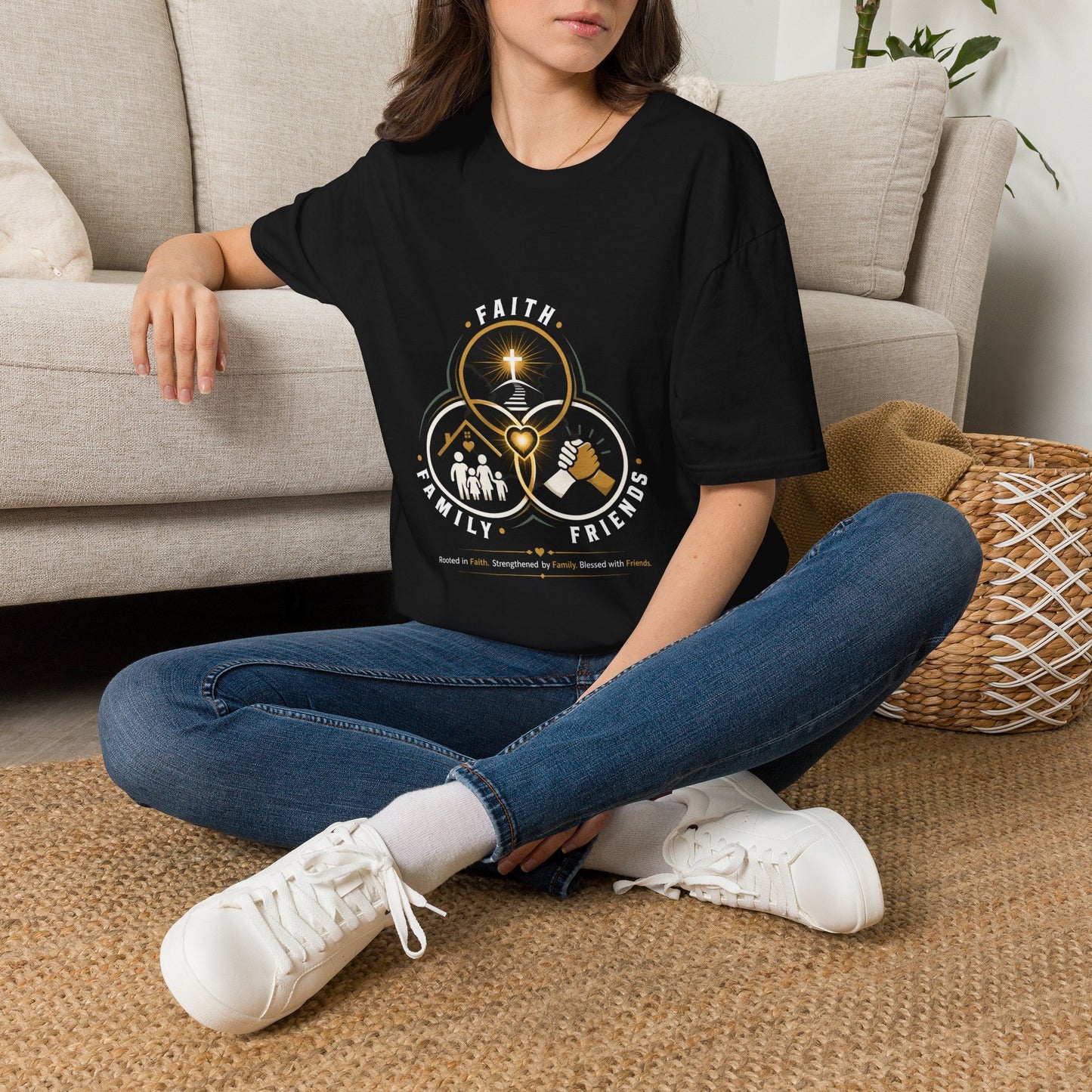 Faith, Family & Friends Inspirational T-Shirt