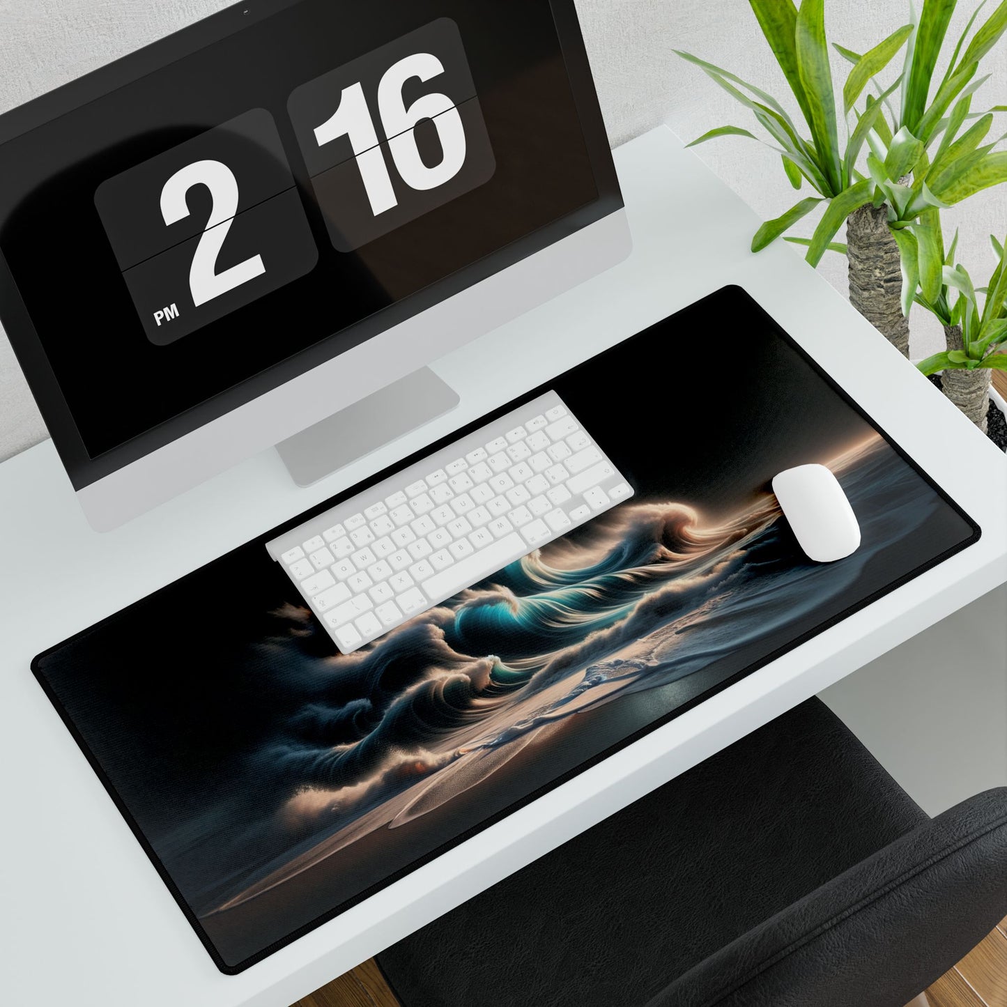 Ocean Waves Desk Mat