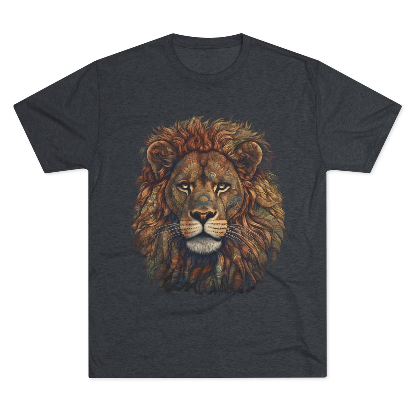 Vibrant Roar: Colorful Lion T-Shirt