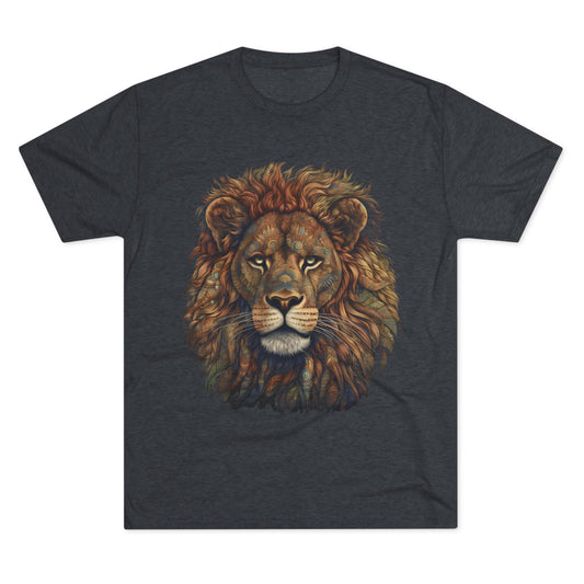 Vibrant Roar: Colorful Lion T-Shirt