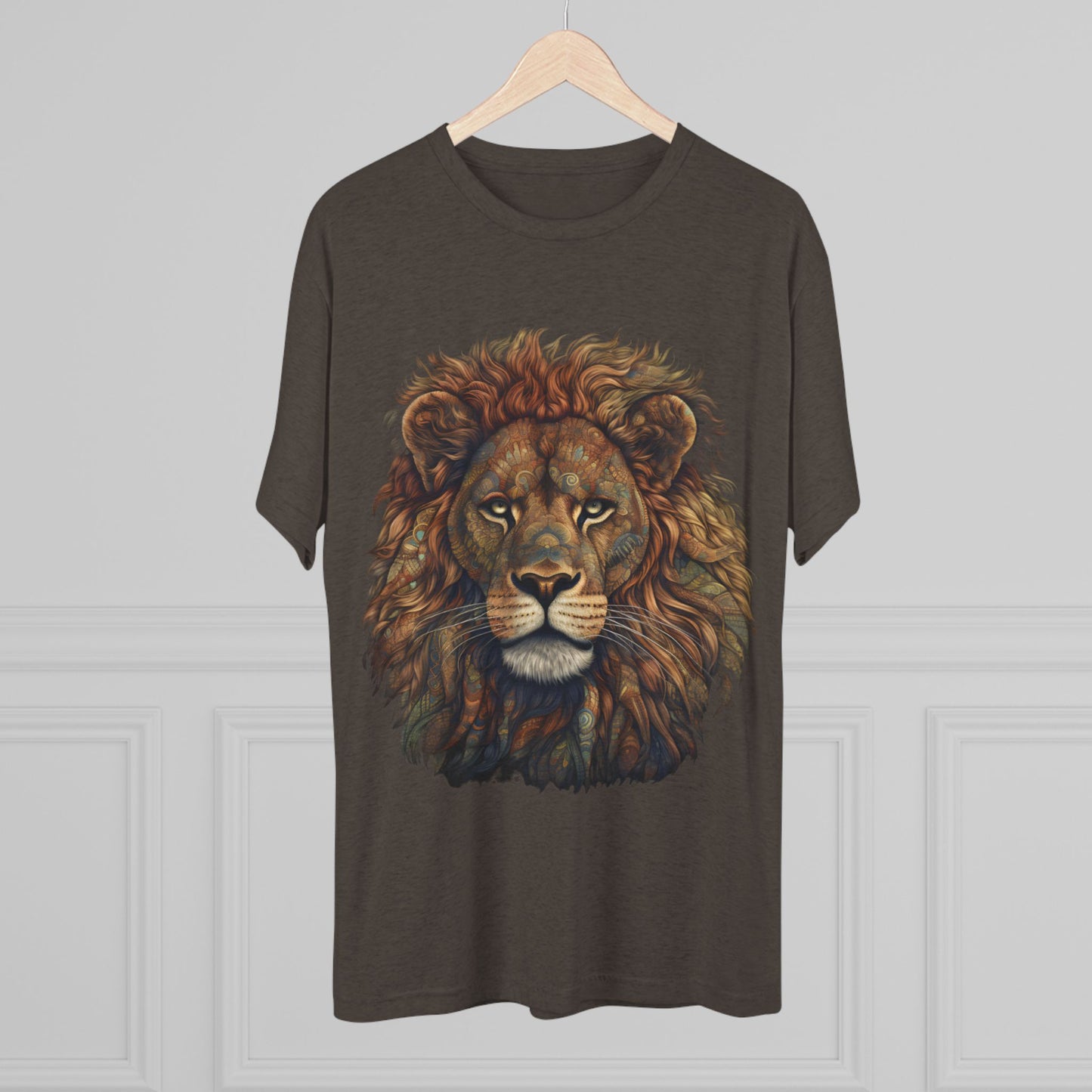 Vibrant Roar: Colorful Lion T-Shirt