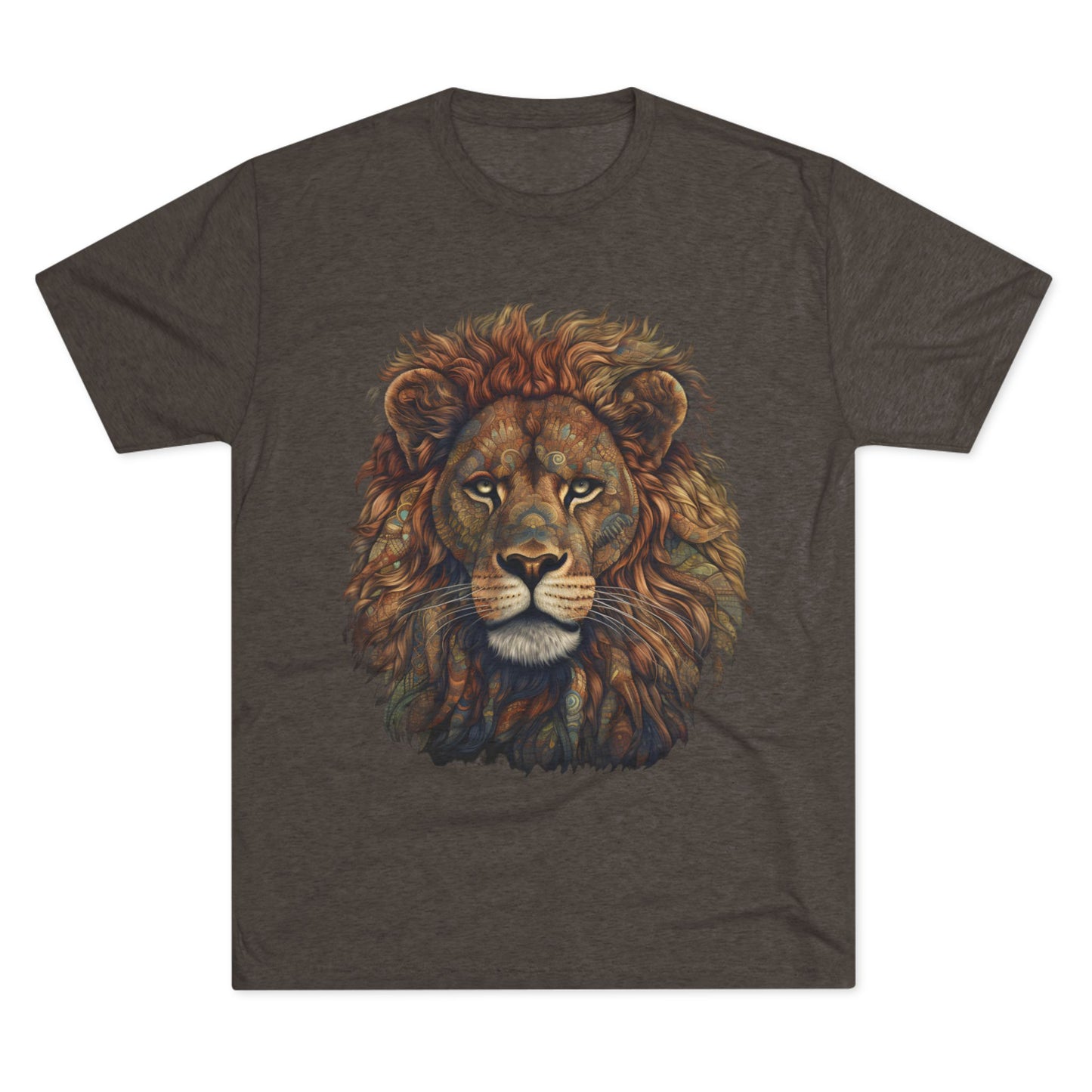 Vibrant Roar: Colorful Lion T-Shirt