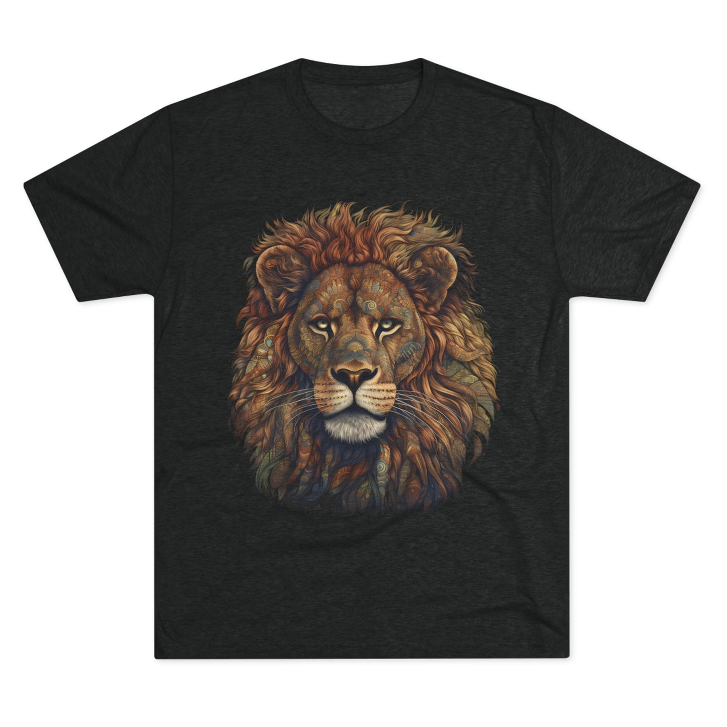 Vibrant Roar: Colorful Lion T-Shirt