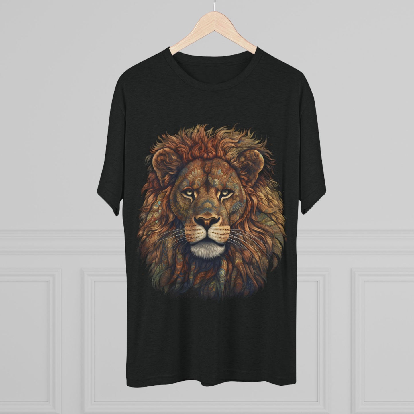 Vibrant Roar: Colorful Lion T-Shirt