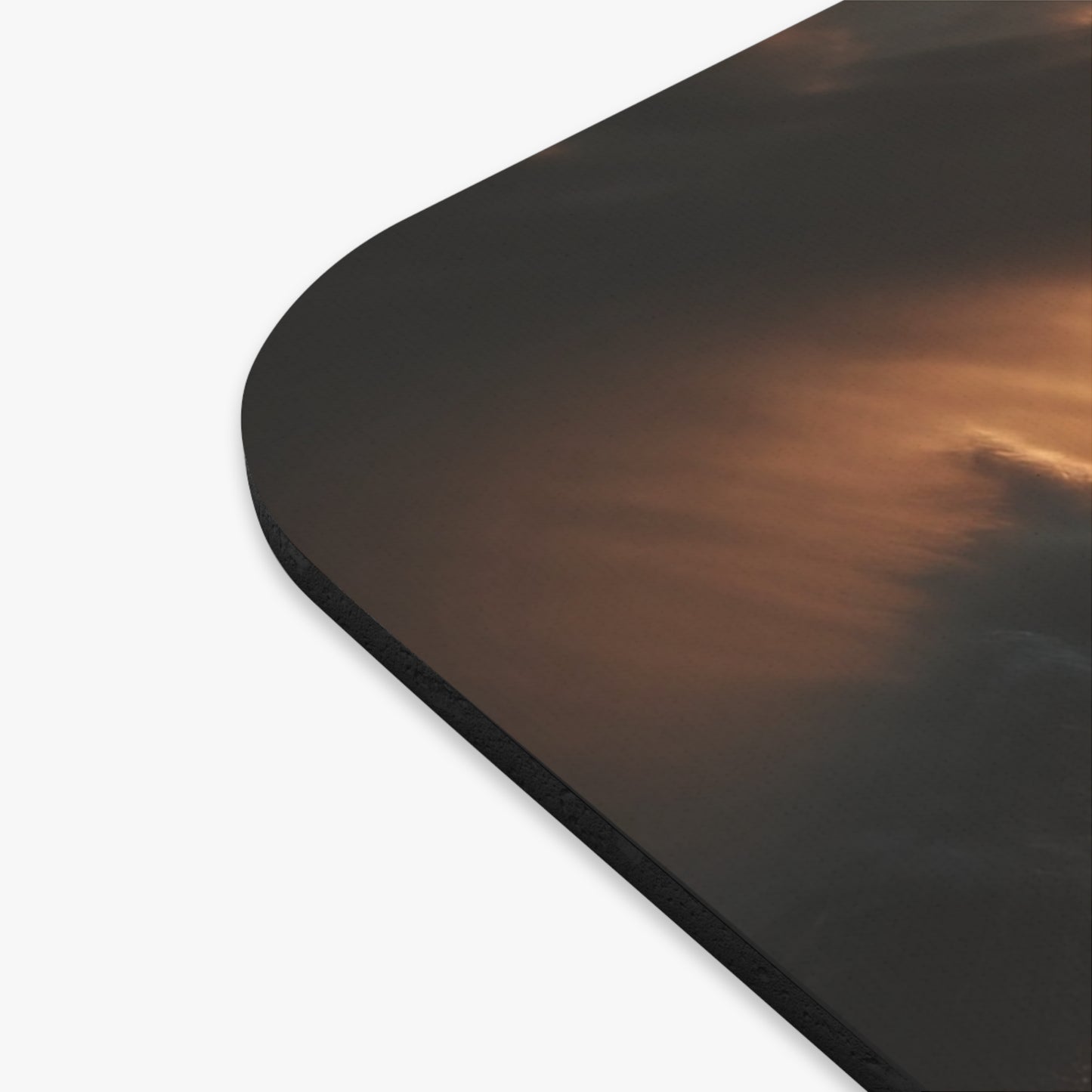 Sunset Wave Mouse Pad – Majestic Ocean Wave Crashing in Golden Hour
